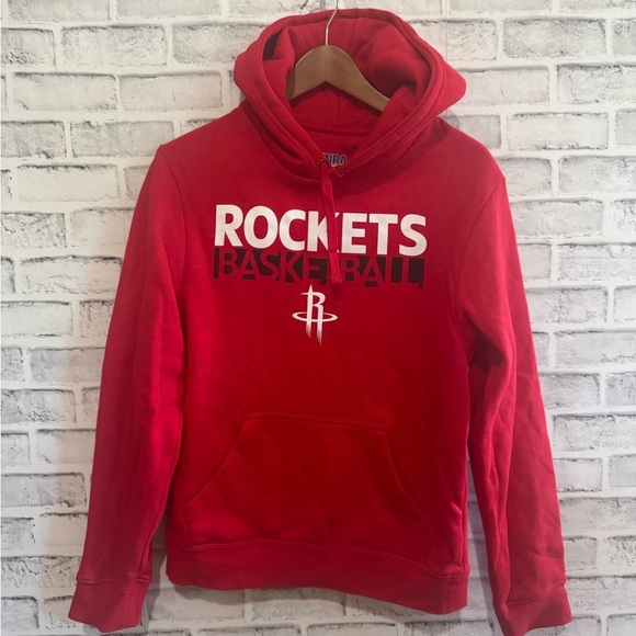 NBA Other - NWOT! Men’s NBA Houston Rockets basketball red hoodie sweatshirt Small